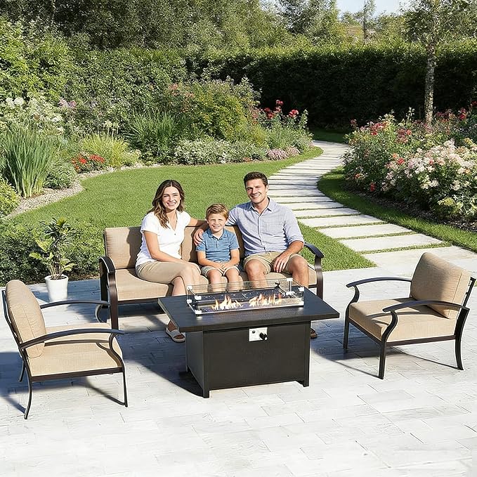 Gotland Aluminum Patio Furniture Set - Photo 3