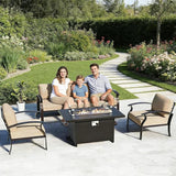 Gotland Aluminum Patio Furniture Set - Photo 3