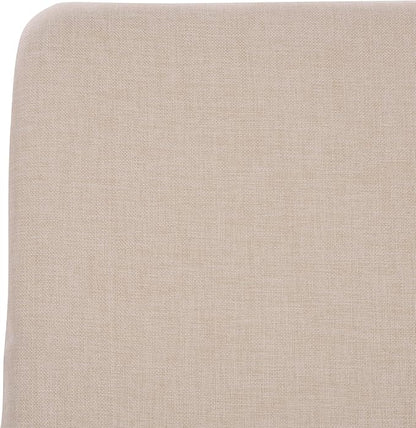 SAFAVIEH Outdoor Patio Furniture Collection – Emma Natural & Taupe Cushion Lounger, Adjustable Rattan Outdoor Reclining Chaise (PAT7562A)