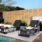 Flamaker Face Down Chaise Lounge Chair 5-Position Adjustable Sunbathing, Foldable Tanning Chair with Face& Arm Holes - Photo 7