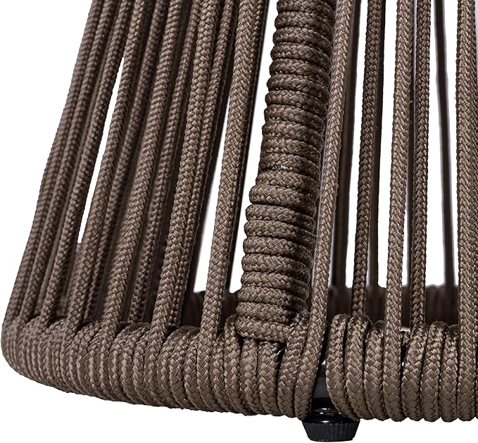 Merax 2 Pieces Round Outdoor Side Table Set - Photo 8