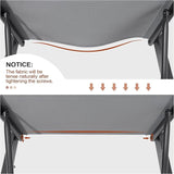 Crestlive Products Chaise Lounge Chair Outdoor Set of 4, Adjustable 5 Positions Pool Lounge Chairs - Photo 5