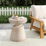Christopher Knight Home Jaym 20.5" H Indoor Outdoor Accent Side Table, Patio Decorative End Table - Photo 1