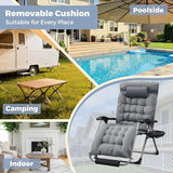 Homall Oversized Zero Gravity Chair, 32In Recliner Lounge Chair with Removable Soft Cushion and Cup Holder - Photo 7