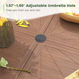Outdoor Patio Round Dining Table for 4 - Photo 6