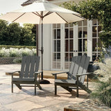 Flash Furniture Charlestown Indoor/Outdoor Faux Wood Adirondack Chair - Photo 2