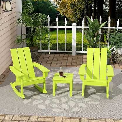 Costaelm Small Outdoor Side Table, Patio End Table Weather Resistant Outdoor Coffee Table, Square Conversation Table for Indoor, Porch, Balcony, Garden, Poolside, Deck, Lime
