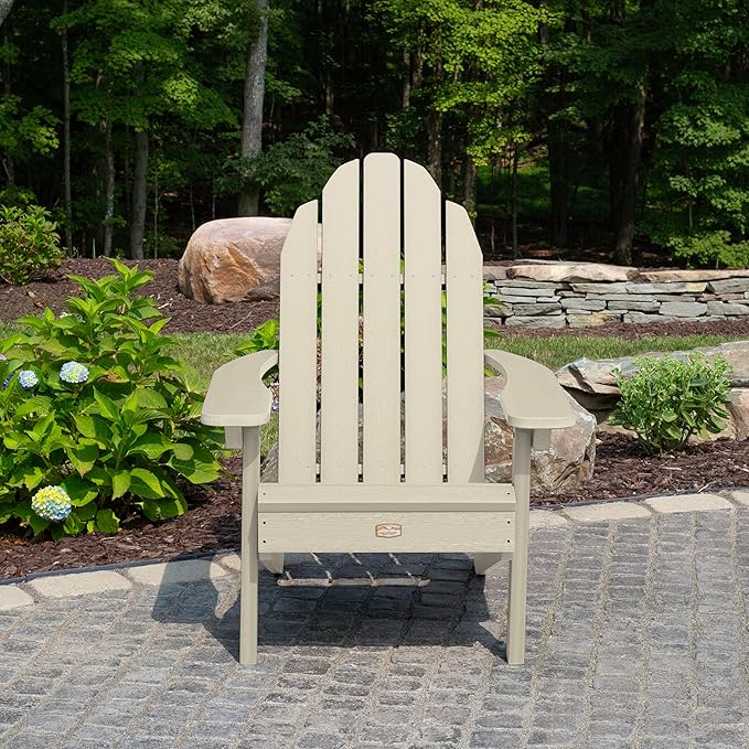 Elk Outdoors The Essential Adirondack Chair, Whitewash