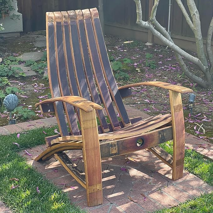 Wine Barrel Adirondack Chair Kit