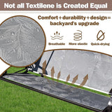 Heavy Duty Porch Swing Outdoor, 900LBS Capacity Textilene Hanging Bench Swing Chair with Extended Chains - Photo 4