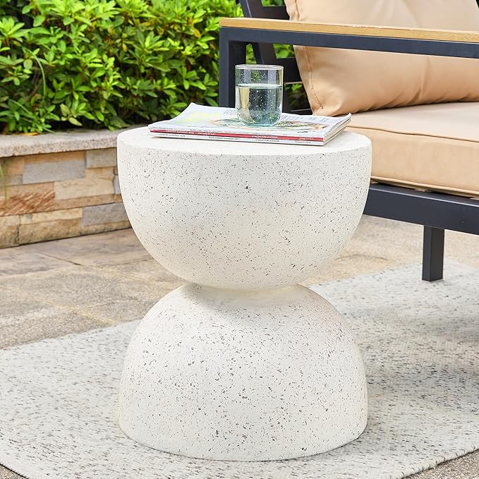 Glitzhome Outdoor Side Tables Set of 2 - Photo 8