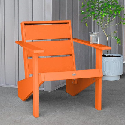 Haven Modern Adirondack Chair, Citrus Orange