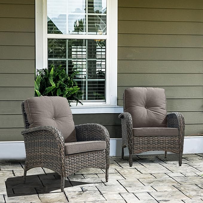 Belord 7 Piece Outdoor Patio Furniture Sets with Rocking Chairs - Photo 6
