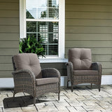 Belord 7 Piece Outdoor Patio Furniture Sets with Rocking Chairs - Photo 6