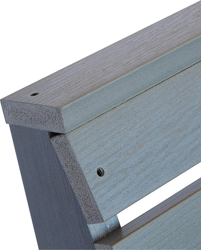 highwood AD-BENW3-CGE Weatherly Garden Bench, 5 Feet, Coastal Teak