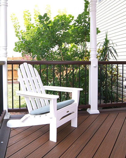 Trex Outdoor Furniture TXA53AR Cape Cod Folding Adirondack Chair, Aruba