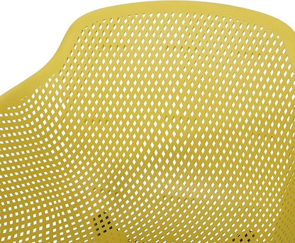 Christopher Knight Home Davina Outdoor Dining Chair (Set of 2), Yellow