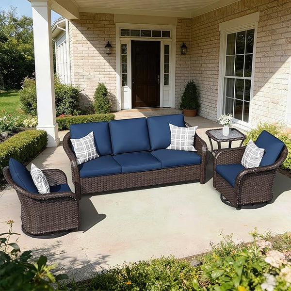 4 PCS Patio Conversation Set - Photo 1