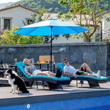Sundale Outdoor Chaise Lounge Set of 4, Wicker Patio Lounge Chairs for Outside - Photo 6