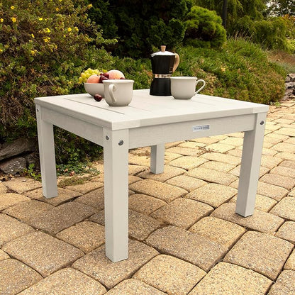 highwood AD-KITRKCH1-WAE Lehigh 2 Rocking Chairs with Adirondack Side Table, Whitewash
