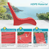 HDPS Pool Lounge Chairs Set of 2, Use in Pools Lounge Chairs up to 10-Inches of Water, Chaise Chairs with Headrest - Photo 3