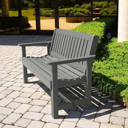 Sequoia Professional CM-BENSQ42-CGE Commercial Grade Exeter 4 Foot Garden Bench, Coastal Teak
