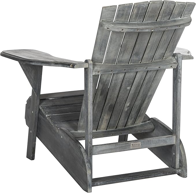 Safavieh Patio Collection Hampton Adirondack Acacia Wood Chair