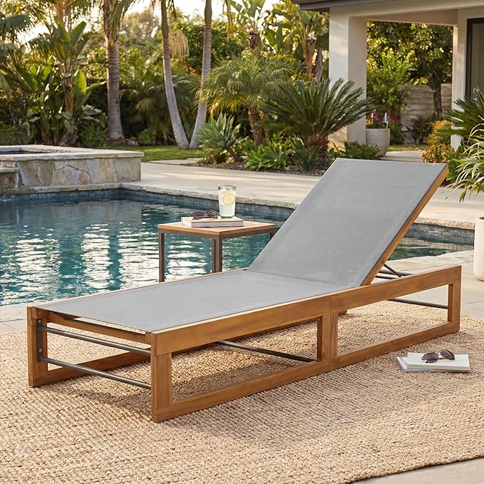 Christopher Knight Home Tristz Patio Chaise Lounge Chair Outdoor - Photo 4