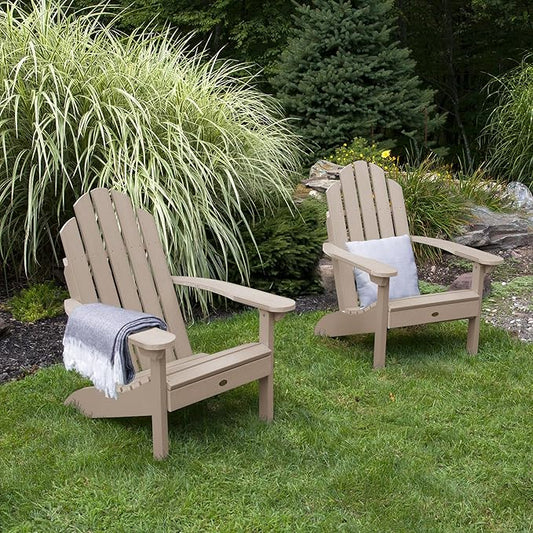 Highwood Classic Westport Adirondack Chairs, 2-Piece Set, Woodland Brown