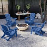 GLANC Folding Adirondack Chair Set of 2 - Photo 4