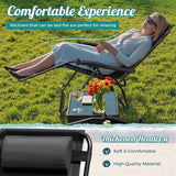 Homall Zero Gravity Chair Patio Folding Lawn Lounge Chairs Outdoor Lounge Gravity Chair Camp Reclining Chair with - Photo 5