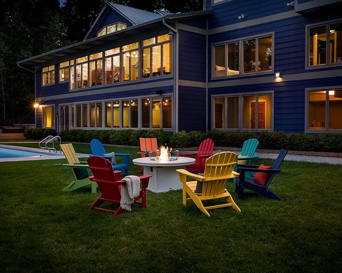 POLYWOOD Modern Folding Adirondack Chair - Photo 2