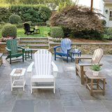 Signature Design by Ashley Karson City Contemporary Outdoor Weather Resistant End Table with Slatted Design, Green - Photo 9