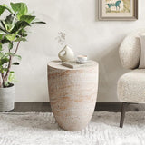 Christopher Knight Home Jaym 17.5" H Indoor Outdoor Accent Side Table, Patio Decorative End Table - Photo 3