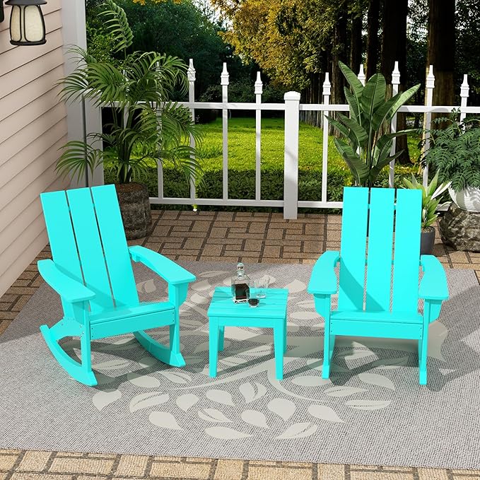 Costaelm Small Outdoor Side Table, Patio End Table Weather Resistant Outdoor Coffee Table - Photo 8