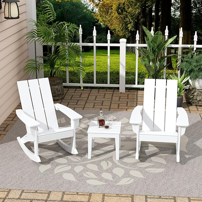 Costaelm Small Outdoor Side Table, Patio End Table Weather Resistant Outdoor Coffee Table - Photo 8
