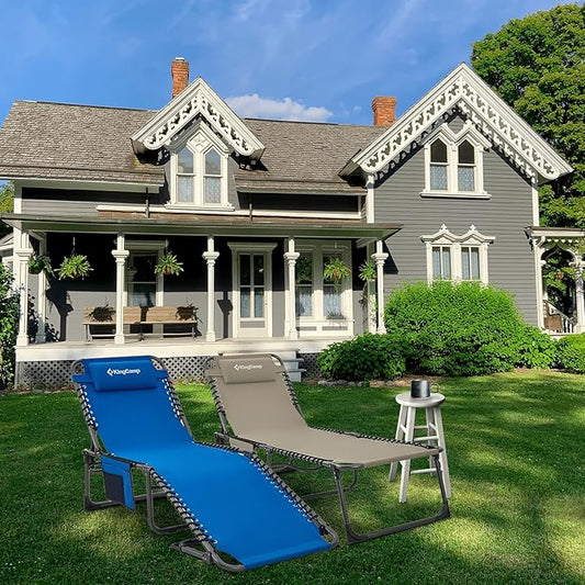 KingCamp Folding Outdoor Chaise Lounge