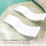 Aqua Outdoors - in-Pool Chaise Lounger - Inside Pool & Sun Shelf Lounge Chair - Designed for Water Depths Up to 9” - Photo 3