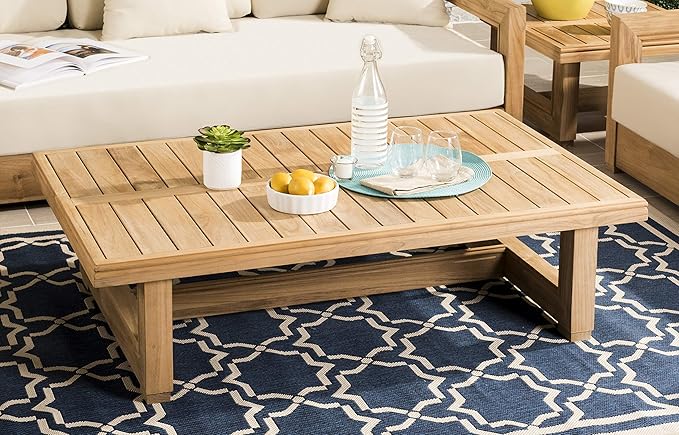 SAFAVIEH Couture Montford Brazilian Teak Coffee Table