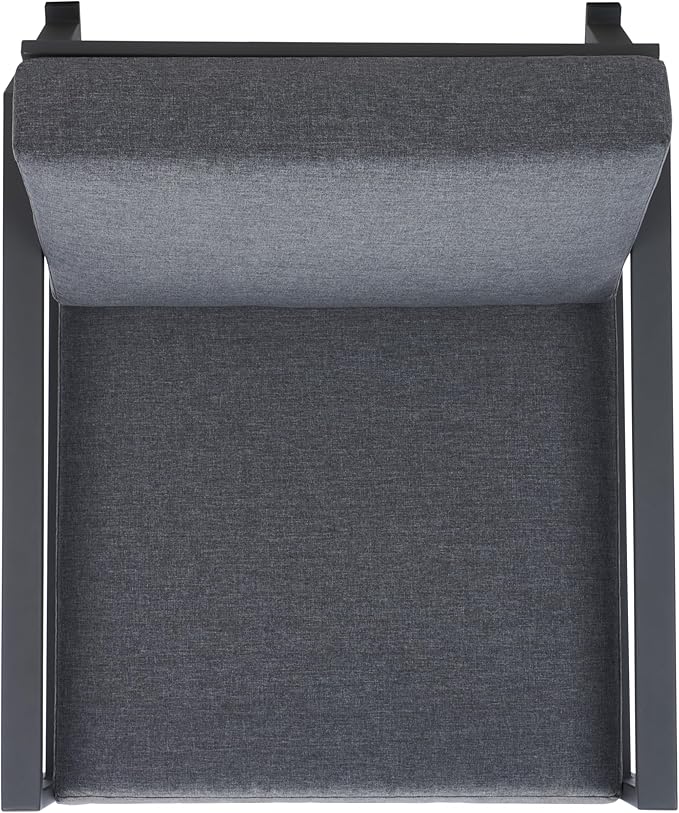 SAFAVIEH Outdoor Collection Cantor Grey/Grey Cushion Rocking Chair