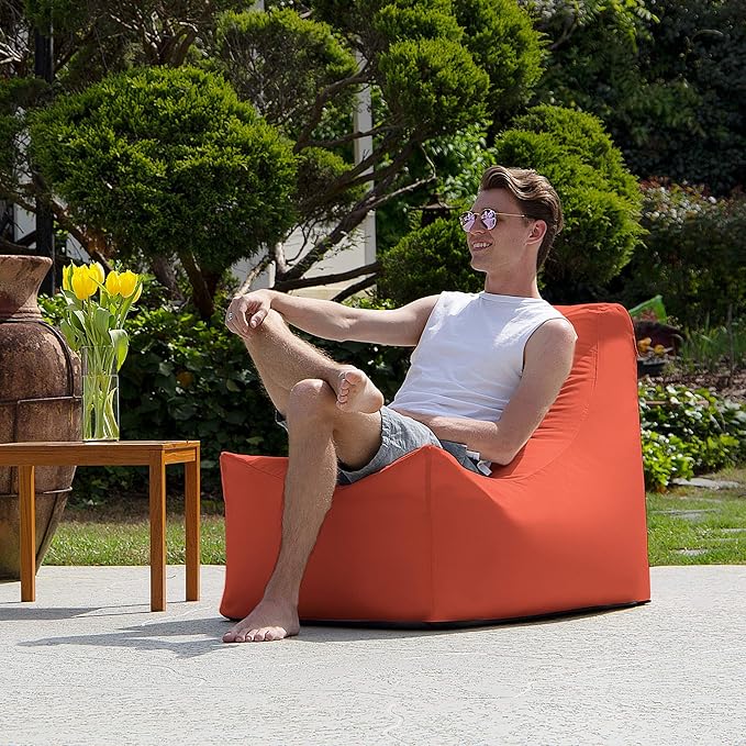 Jaxx Juniper Outdoor Bean Bag Patio Chair & Poolside Lounge, Flamingo - Photo 9