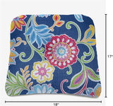 BrylaneHome Tufted Chair Cushion - 18" L x 17" W x 3" H - Patio & Outdoor - Patio & Outdoor - Water - Photo 7