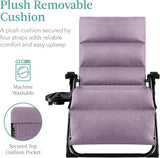 Best Choice Products Oversized Zero Gravity Chair, Folding Outdoor Patio Recliner - Photo 3