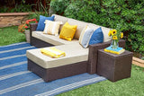 Serta Laguna Brown Resin Wicker Outdoor Patio Furniture Collection, Easy Assembly, Porch or Pool - Photo 2