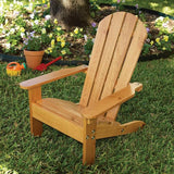 KidKraft Wooden Adirondack Children's Outdoor Chair, Kid's Patio Furniture, Honey, Gift for Ages 3-8 21.5 x 19.2 x 24.5 - Photo 4
