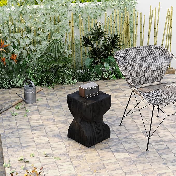 LeisureMod Modern Square Side Table, Accent End Table for Home, Outdoor Patio, Living Room Sofa, Night Stand - Photo 4