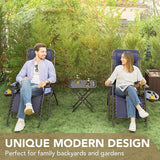 Devoko Patio Zero Gravity Chair Outdoor Folding Adjustable Reclining Chairs Pool Side Using Lawn Lounge Chair with - Photo 7