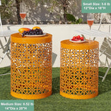 Y&M Set of 3 Stacking Coffee Table for Living Room, Patio Side Table, Indoor End Tables for Bedroom - Photo 2
