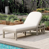 Outdoor Chaise Lounge Chair, Patio Chaise Lounge Recliner with Adjustable Backrest - Photo 1
