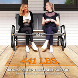 Outsunny 2-Person Outdoor Glider Bench - Photo 7